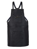 High Quality Cross Back Leather Apron - Butcher Apron - BBQ Apron -