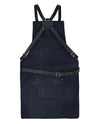 High Quality Cross Back Leather Apron - Butcher Apron - BBQ Apron -