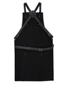 High Quality Cross Back Leather Apron - Butcher Apron - BBQ Apron -