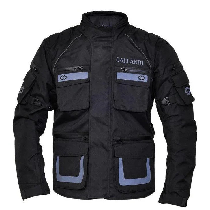 hybrid four season 3 layered winter biker textile jacket waterproof -