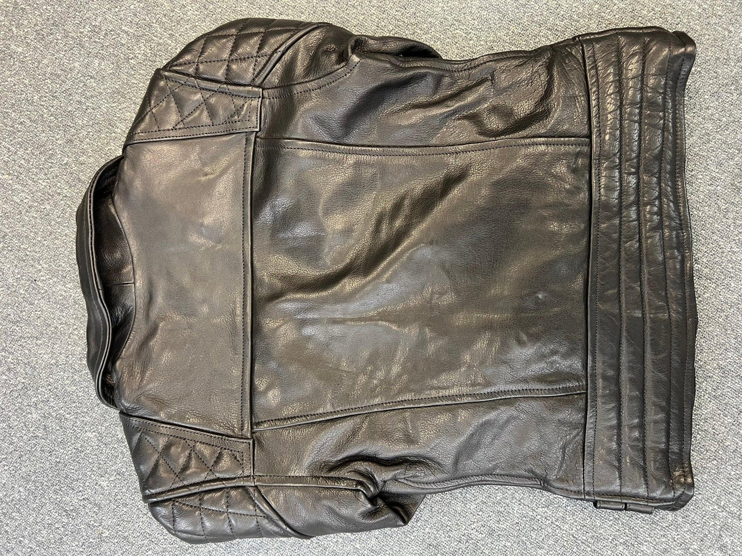 ladies brando leather jacket -