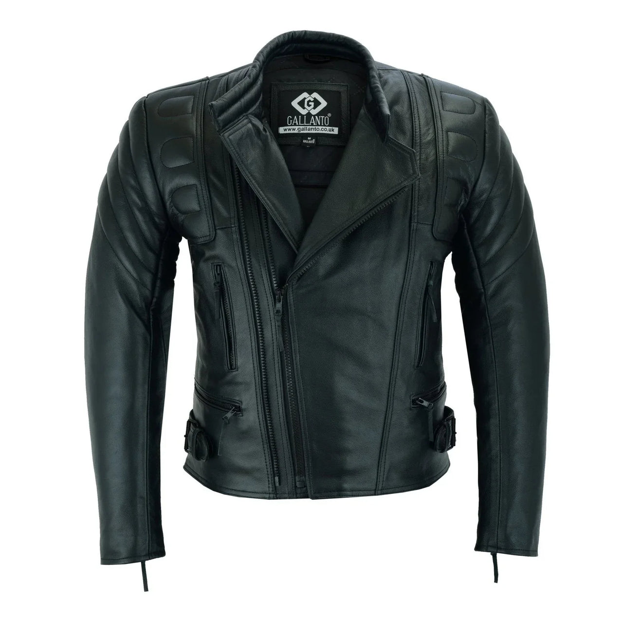 Limo Padded Motorcycle Police Leather Armoured Jacket -