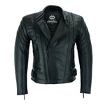 Limo Padded Motorcycle Police Leather Armoured Jacket -
