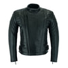 Limo Padded Motorcycle Police Leather Armoured Jacket -