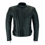 Limo Padded Motorcycle Police Leather Armoured Jacket -