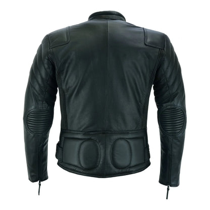 Limo Padded Motorcycle Police Leather Armoured Jacket -