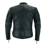 Limo Padded Motorcycle Police Leather Armoured Jacket -