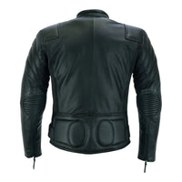 Limo Padded Motorcycle Police Leather Armoured Jacket -