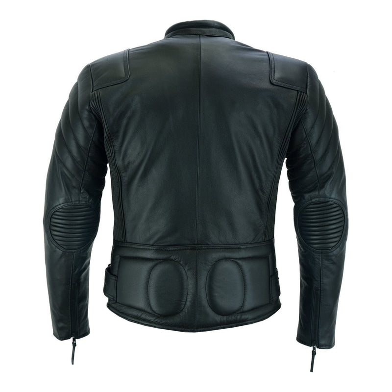 Limo Padded Motorcycle Police Leather Armoured Jacket -