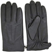Luxury Mens Leather Gloves Cashmere Lined-Soft Comfortable Lambskin Touchsreen -