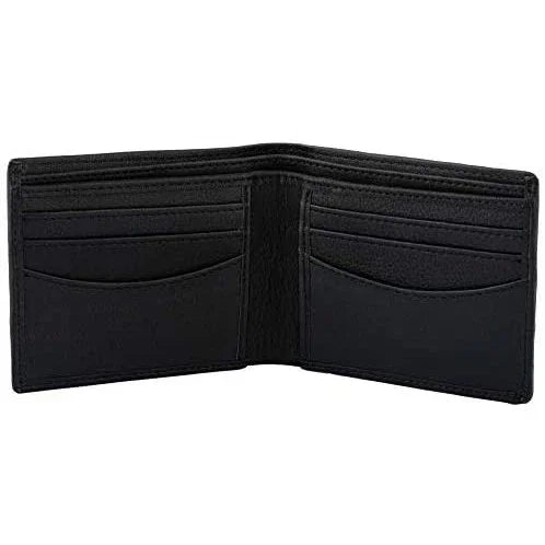 mens bifold wallet with card holders - rfid protected genuine leather with gift box -