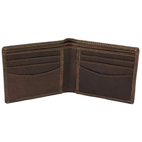 mens bifold wallet with card holders - rfid protected genuine leather with gift box -