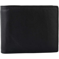 Mens Bifold Wallet with Card Holders - RFID Protected Genuine Leather with Gift Box -