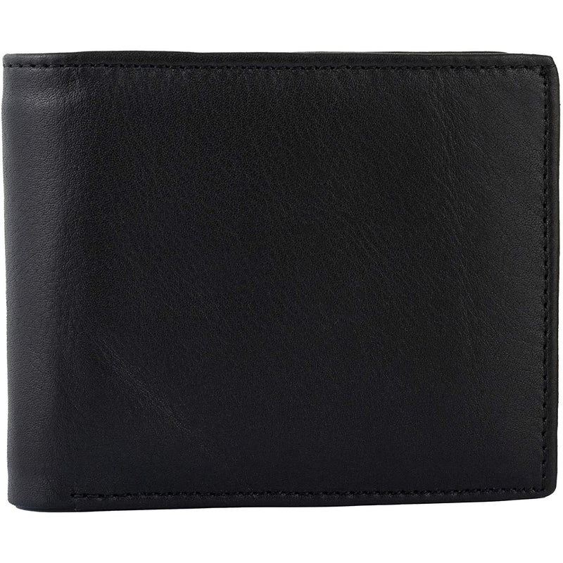 Mens Bifold Wallet with Card Holders - RFID Protected Genuine Leather with Gift Box -