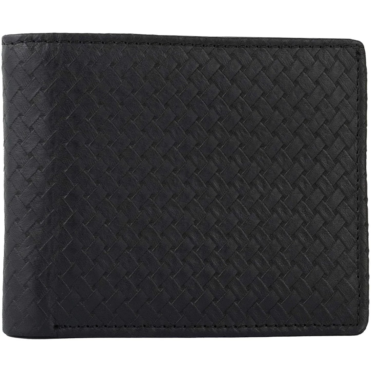 mens bifold wallet with card holders - rfid protected genuine leather with gift box -