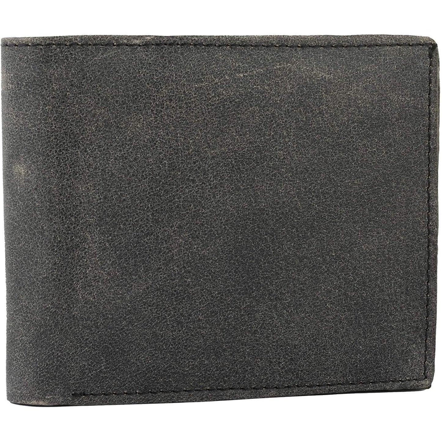 mens bifold wallet with card holders - rfid protected genuine leather with gift box -