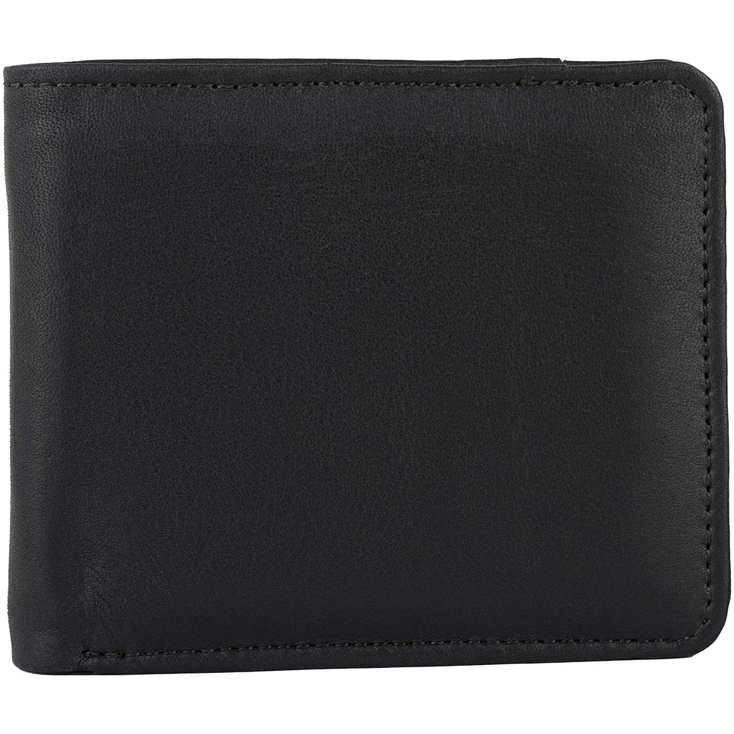 mens bifold wallets rfid protected genuine leather with card holder -