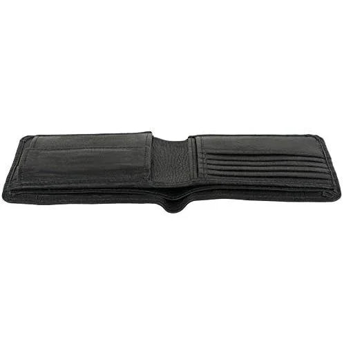 mens bifold wallets rfid protected genuine leather with card holder -
