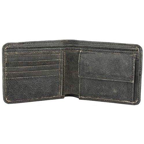 mens bifold wallets rfid protected genuine leather with card holder -