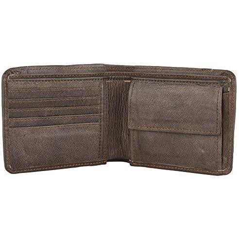 mens bifold wallets rfid protected genuine leather with card holder -