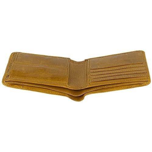 mens bifold wallets rfid protected genuine leather with card holder -