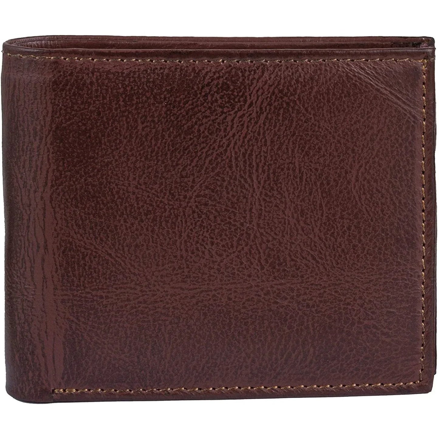 mens bifold wallets with card holders - rfid protected genuine leather with gift box -