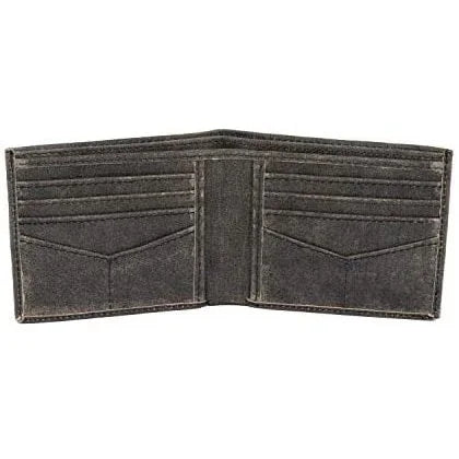 mens bifold wallets with card holders - rfid protected genuine leather with gift box -