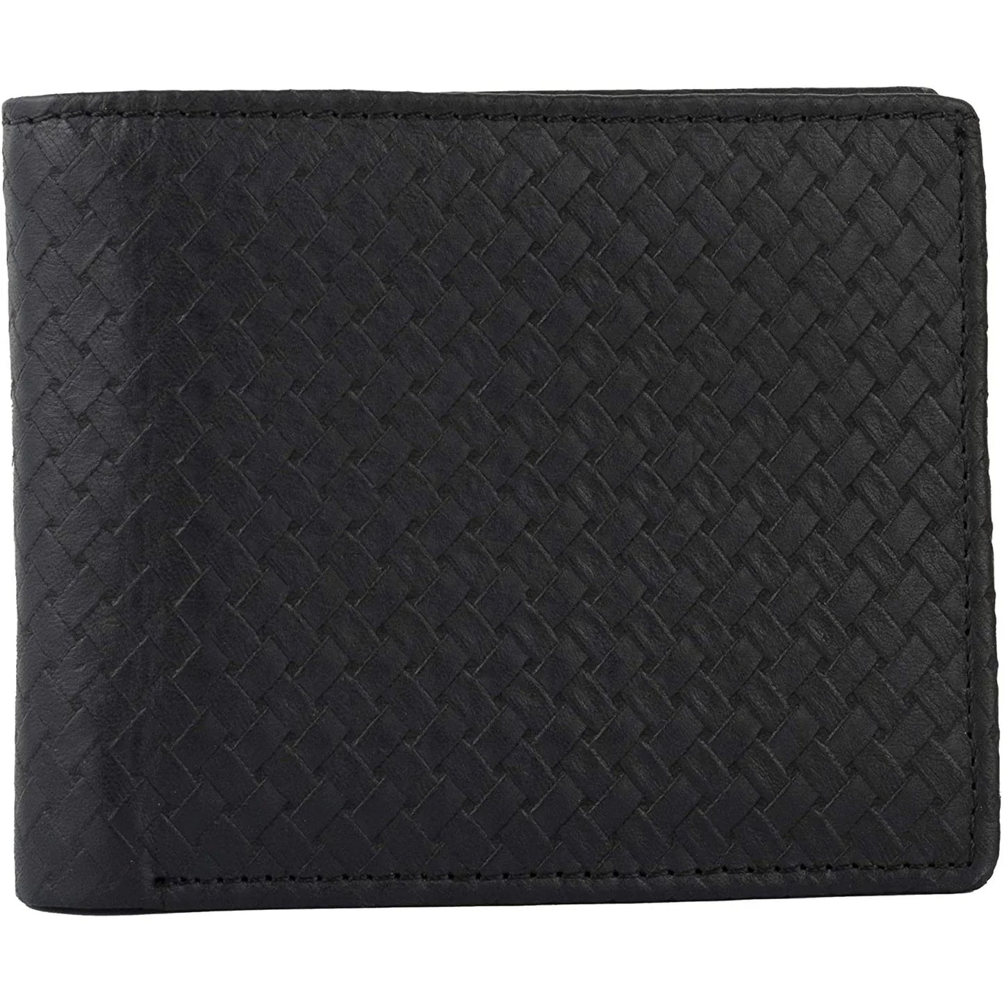 mens bifold wallets with card holders - rfid protected genuine leather with gift box -