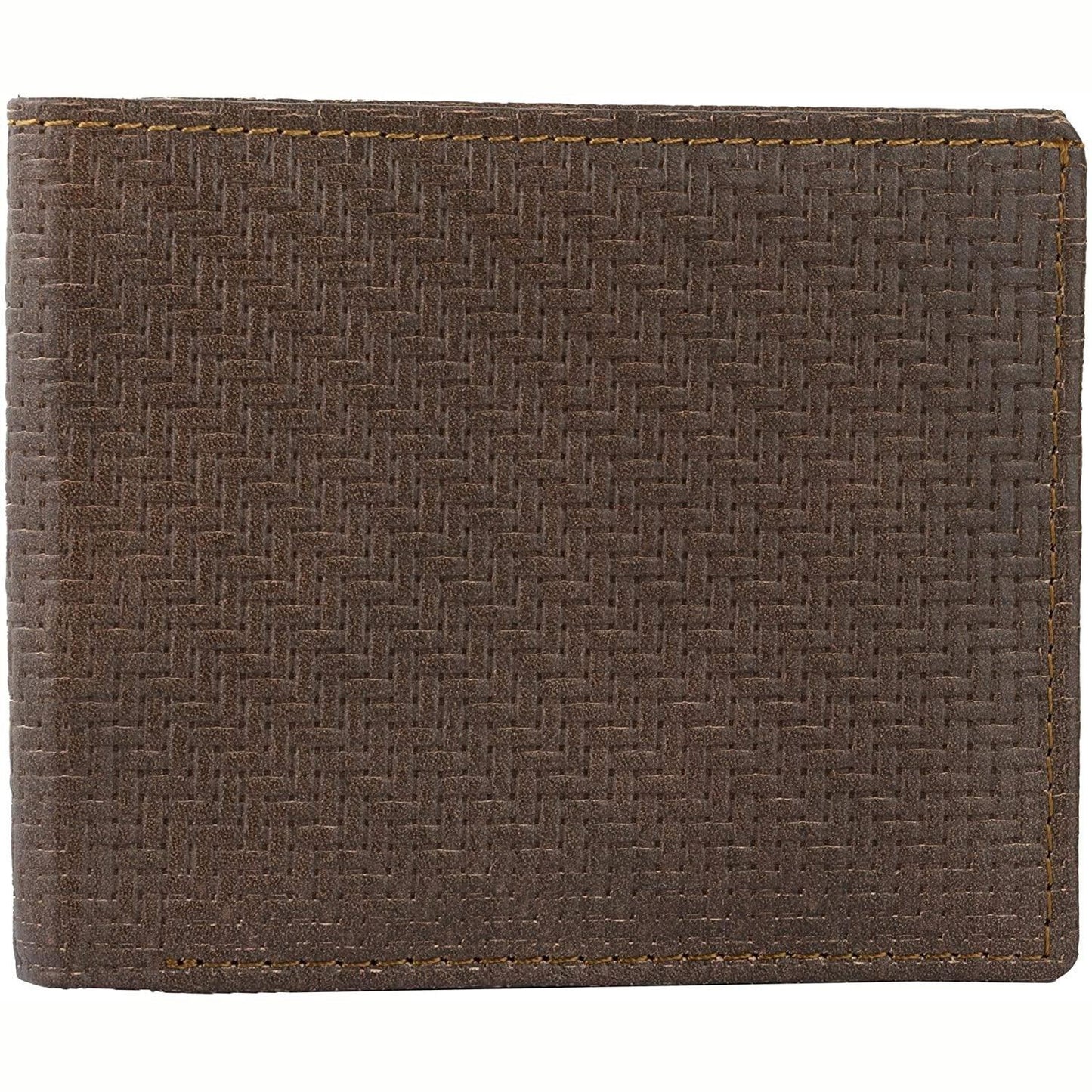 mens bifold wallets with card holders - rfid protected genuine leather with gift box -