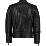 Mens David Beckham Black Stannard Leather Jackets -