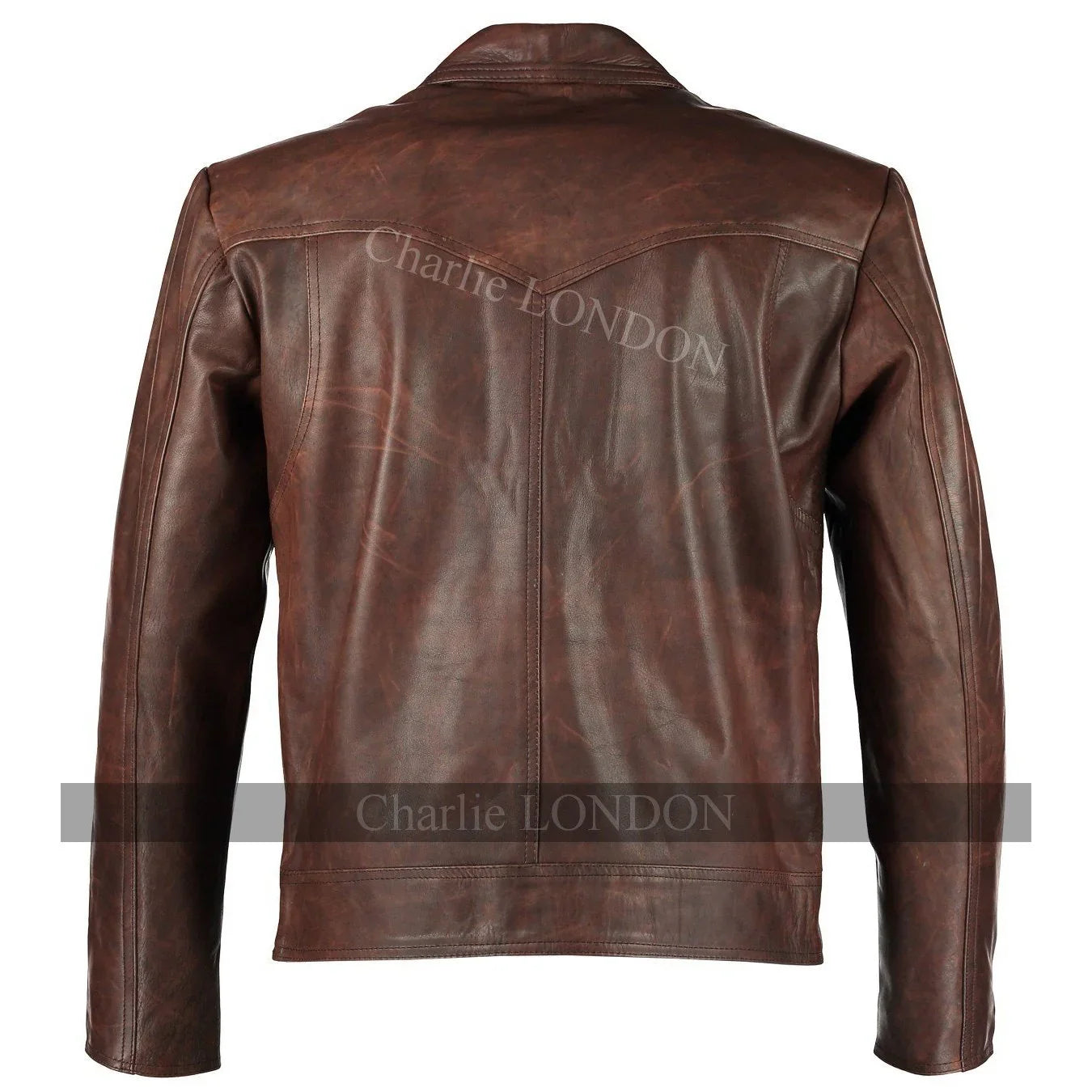 mens drifter vintage brown leather jackets -