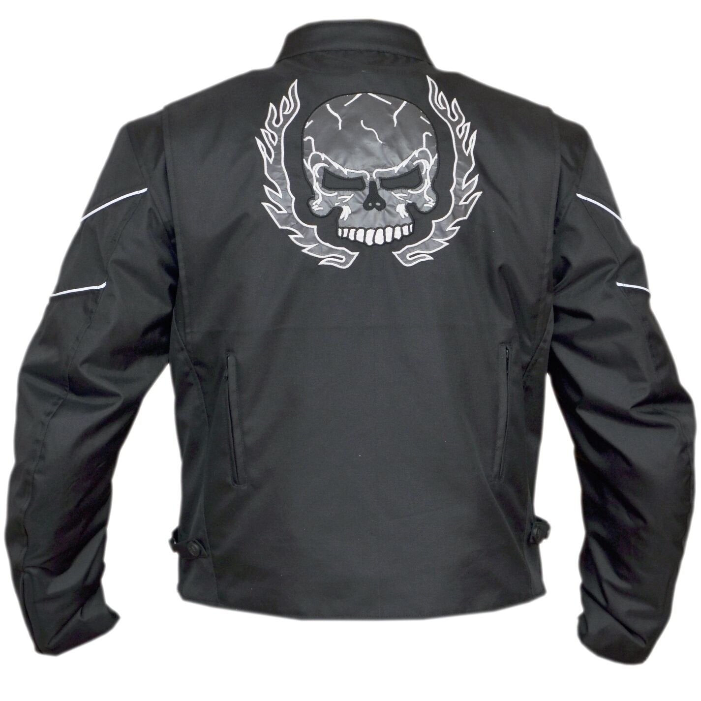 Men's skull clearance mesh riding jacket