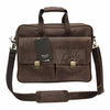 Mens Genuine Vintage Leather Laptop Briefcase Satchel Shoulder Messenger Bags -