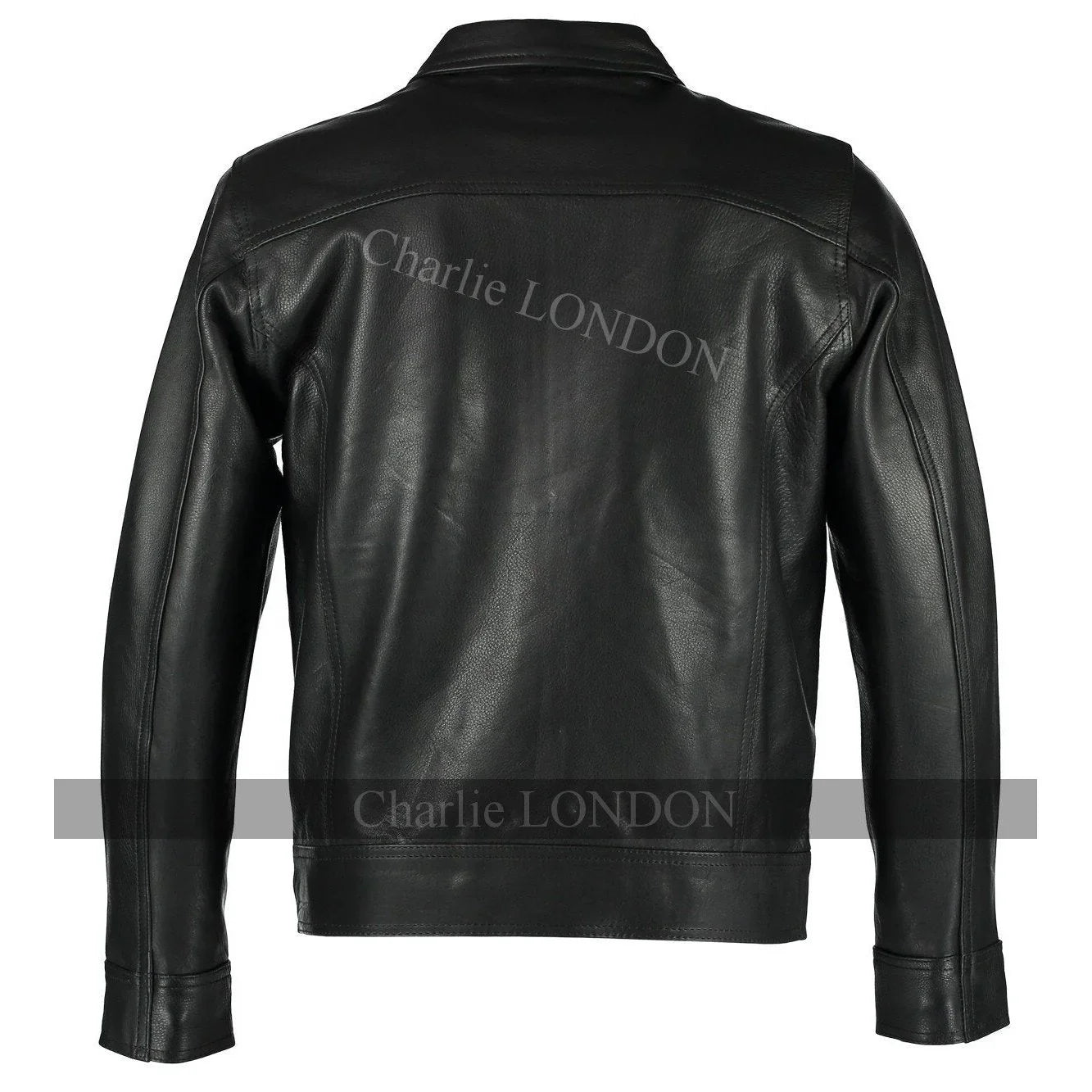 men's looper black joseph gordon-levitt leather jacket -