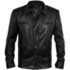 Men's Lynch Black Leather Jacket -