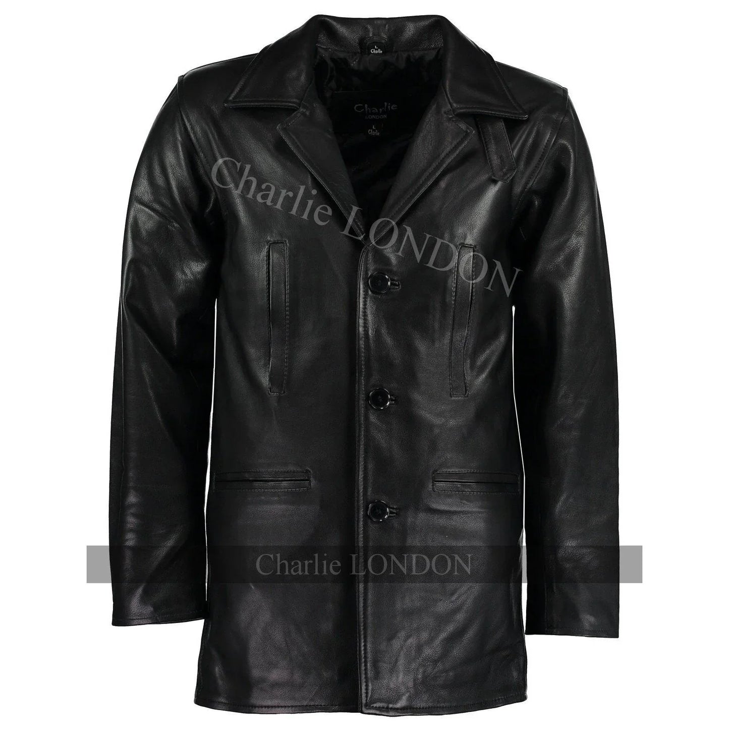 men's max payne leather coat -