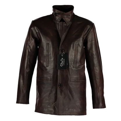 Men's Max Payne Leather Coat -