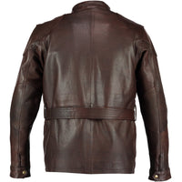 Men's Premium Brown Benjamin Button Long Leather Jacket -
