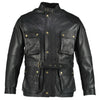 Men's Premium Brown Benjamin Button Long Leather Jacket -