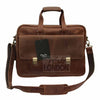 Mens Real Briefcase Satchel Shoulder Vintage Leather Laptop Bag -