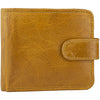 Mens Slim RFID Protected Genuine Leather Card Holder Wallet with Gift Box -