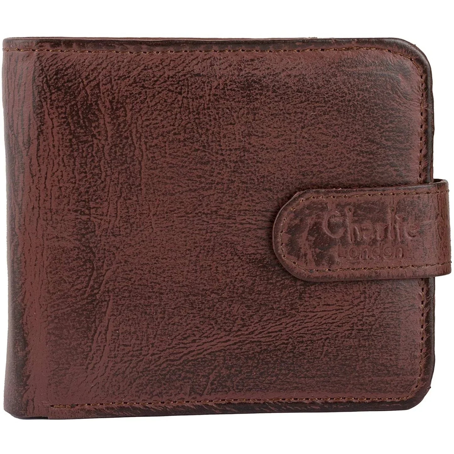 mens slim rfid protected genuine leather card holder wallet with gift box -