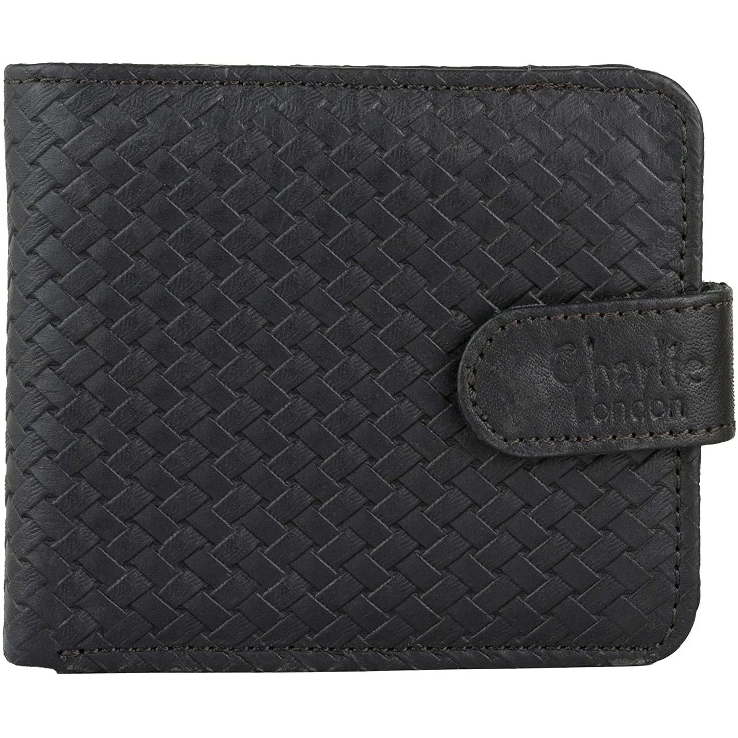 mens slim rfid protected genuine leather card holder wallet with gift box -