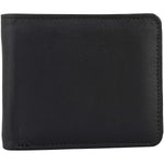 Mens Smart Bifold Wallets RFID Protected Genuine Leather with Coin Pockets -