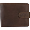 Mens Smart Bifold Wallets RFID Protected Genuine Leather with Coin Pockets -