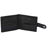 Mens Smart Bifold Wallets RFID Protected Genuine Leather with Coin Pockets -