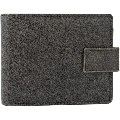 Mens Smart Trifold Wallets RFID Protected Genuine Leather with Coin Pockets, Card Holder with Gift Box -