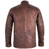 Mens Soft Black Leather Biker Long Jacket - Three Quarter Jackets -