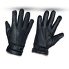 Mens Soft Leather Fashion Winter Gloves with touch finger tip in Black or Brown -