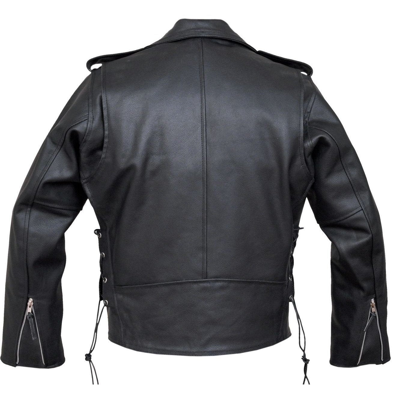 Cow leather jacket price on sale